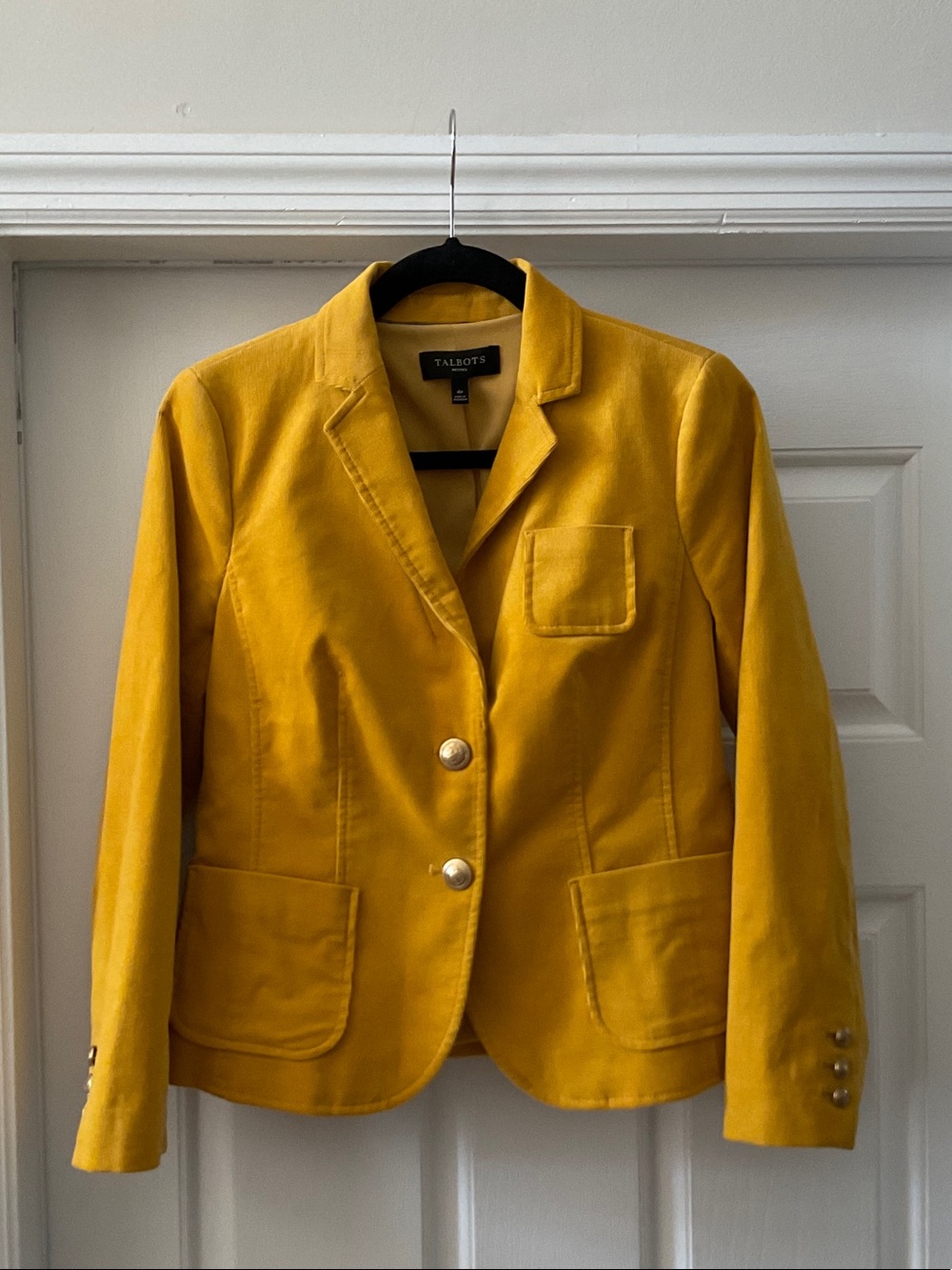 Talbots Golden Yellow Women's Tailored Blazer, 4P